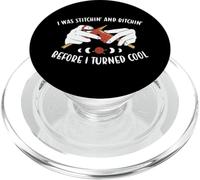 Stavo cucendo e stronzando prima di diventare un lavoro a maglia cool PopSockets PopGrip per MagSafe