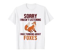 Stavo pensando a Foxes Caninae Red Fox Canidae Fox Maglietta