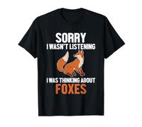 Stavo pensando a Foxes Caninae Red Fox Canidae Fox Maglietta
