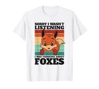 Stavo pensando a Foxes Red Fox Canidae Caninae Fox Maglietta