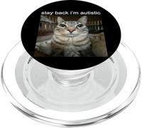 Stay Back I'm Autistic PopSockets PopGrip per MagSafe