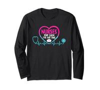 Stay Calm Ive Got This Nurse Life Stetoscopio Nursing RN LPN Maglia a Manica