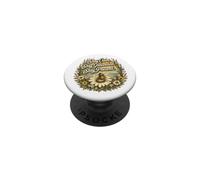 Stay Calm Stay Grounded Stay Regent Vintage Bee PopSockets PopGrip Adesivo