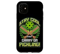 Stay Cool and Carry-On Pickling! Pickleball Custodia per iPhone 11