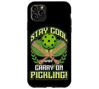 Stay Cool and Carry-On Pickling! Pickleball Custodia per iPhone 11 Pro Max