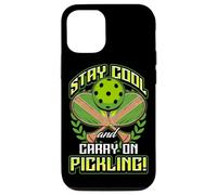 Stay Cool and Carry-On Pickling! Pickleball Custodia per iPhone 12/12 Pro