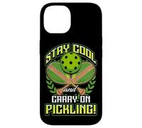 Stay Cool and Carry-On Pickling! Pickleball Custodia per iPhone 14
