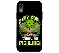 Stay Cool and Carry-On Pickling! Pickleball Custodia per iPhone XR