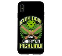 Stay Cool and Carry-On Pickling! Pickleball Custodia per iPhone XS Max