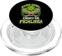 Stay Cool and Carry-On Pickling! Pickleball PopSockets PopGrip per MagSafe