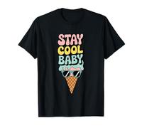 Stay Cool Baby Ice Cream Occhiali da sole Fun Maglietta