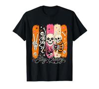 Stay Creepy Funny Skeleton Halloween Retro Spooky Maglietta