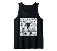 Stay Different Be Unique Sheep Graphic con Una Pecora Nera Canotta