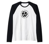 Stay Diggin' Keep Spinnin - Adattatore per Dischi in Vinile Maglia con Maniche Raglan