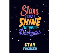 Stay Focused By MOHD57 v12-Premium Lined Notebook - 8.25x11 Inches, 100 Pages - Large Writing Journal for School, Office, or Personal: Hardcover with ... for Journaling,Note-Taking