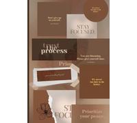 Stay Focused, Trust the Process, It’s Never Too Late to Be Better: Lined Notebook for Mindset, Gratitude, and Self-Improvement | Elegant Writing ... Esthetic Luxury Gift for Women Who Dream Big
