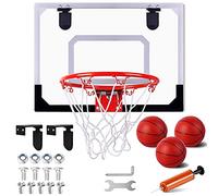 STAY GENT Mini Canestro Basket Kit per Bambini e Adulti, Mini Tabellone Basket da Camera Interno per Porta Muro Montato e Camera, Ufficio, Divertenti set Regalo di Basket per Bambino Ragazzi Ragazze