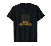 Stay Grounded Weeping Willow Tree Nature Citazione Design Maglietta