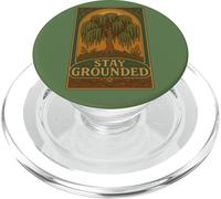 Stay Grounded Weeping Willow Tree Nature Citazione Design PopSockets PopGrip per MagSafe