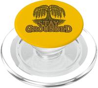 Stay Grounded Weeping Willow Tree Nature Citazione Design PopSockets PopGrip per MagSafe