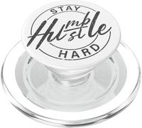 Stay Humble Hustle Hard Motivational Inspirational Citazione PopSockets PopGrip per MagSafe