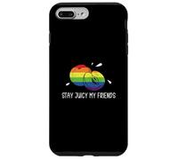 Stay Juicy My Friends Amanti divertenti della nettarina della frutta della nettarina Custodia per iPhone 7 Plus/8 Plus
