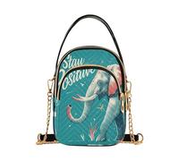 Stay Positive Elephant borsa a tracolla alla moda per le donne con multi tasche borsa per le donne per le signore