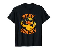 Stay Quacky Funny Duck Taking Selfie Cool Meme Humor Regali Maglietta