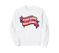 Stay Sane Inside Insanity Columbia Citazione Halloween Felpa