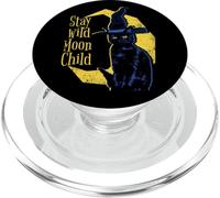 Stay selvaggio moon child, Witch Gatti occulto Halloween Streghe PopSockets PopGrip per MagSafe