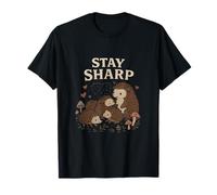 Stay Sharp Cottagecore, grafica a forma di cuore con riccio Maglietta