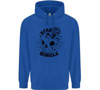 Stay Single Anti Valentines Singles Day Skull Uomo Felpa