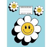 Stay Smiley | Brighten Your Day, One Page at a Time: Composition Notebook | 7.5 x 9.25 inches | 110 lined pages