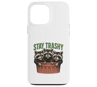 Stay Trashy 3 Raccoons In A Trash Can Divertente Grafica Feral Custodia per iPhone 13 Pro Max
