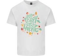Stay Trippy Hippy Magic Mushrooms Drugs T-Shirt Per Bambini