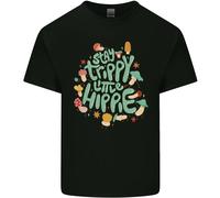Stay Trippy Hippy Magic Mushrooms Drugs T-Shirt Per Bambini