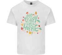Stay Trippy Hippy Magic Mushrooms Drugs T-Shirt Per Bambini