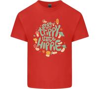 Stay Trippy Hippy Magic Mushrooms Drugs T-Shirt Per Bambini