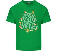 Stay Trippy Hippy Magic Mushrooms Drugs T-Shirt Per Bambini