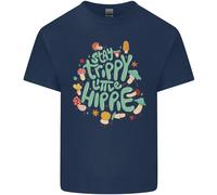 Stay Trippy Hippy Magic Mushrooms Drugs T-Shirt Per Bambini
