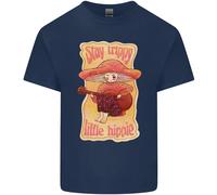 Stay Trippy Little Hippy Magic Mushroom LSD Uomo Cotone T-Shirt Tee Top