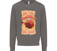 Stay Trippy Little Hippy Magic Mushroom LSD Uomo Sweatshirt Jumper