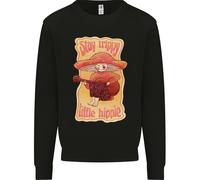 Stay Trippy Little Hippy Magic Mushroom LSD Uomo Sweatshirt Jumper