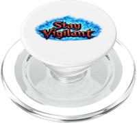 Stay Vigilant - L'emblema originale del drago di fuoco PopSockets PopGrip per MagSafe