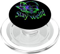 Stay weird cranio, farfalla e ape verde PopSockets PopGrip per MagSafe