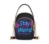 Stay Weird Style borsa a tracolla alla moda con multi tasche borse a mano regali di compleanno per le donne