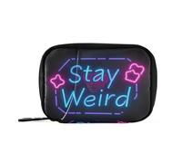 Stay Weird Style - Borsa da viaggio con scomparti staccabili, organizer per pillole da viaggio