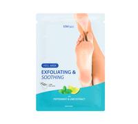 STAY WELL Exfoliating & Soothing Heel Mask PEPPERMINT & LIME 18g - Trattamento Piedi