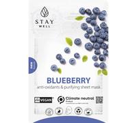 STAY WELL - Mask Vegan Sheet Mask - BLUEBERRY - Maschera viso purificante
