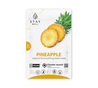STAY WELL - Mask Vegan Sheet Mask - PINEAPPLE - Maschera illuminante viso